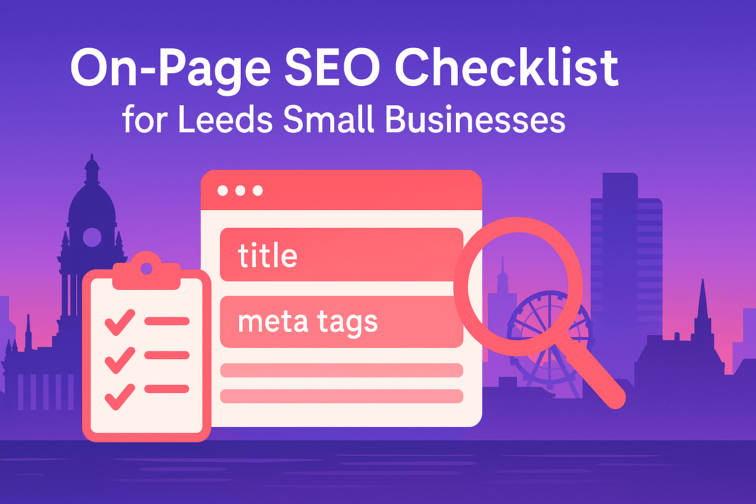 On-page SEO checklist for Leeds small businesses